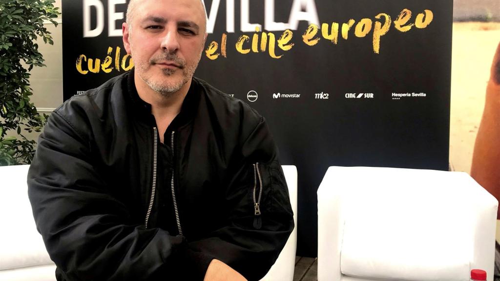 El actor madrileño Roberto Álamo, en el Festival de Cine Europeo de Sevilla, donde ha presentado la película ‘Alegría Tristeza’.