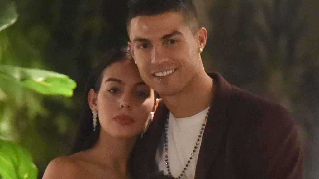 Cristiano y Georgina cenando en Londres este miércoles.