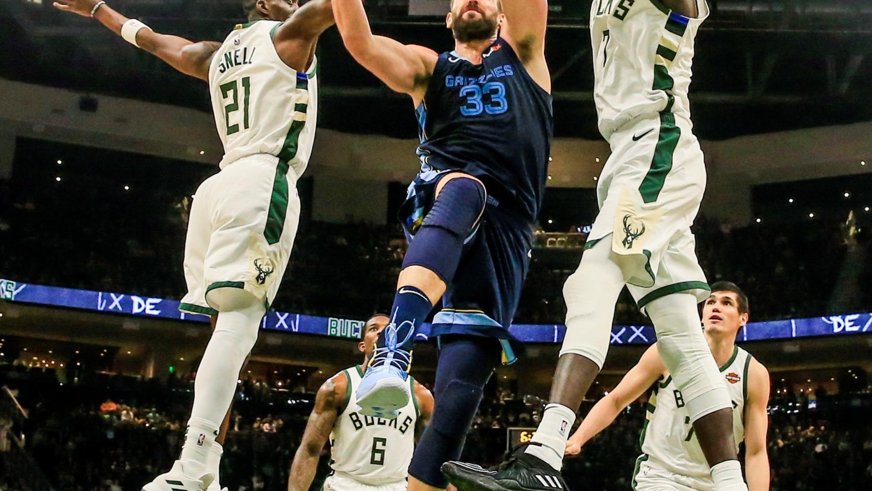 Marc Gasol, durante un partido.