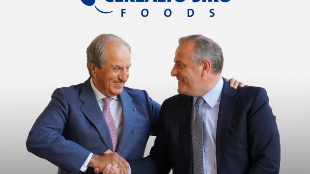 Juan Manuel González Serna, presidente de Grupo Siro, y Luis Ángel López, fundador de Cerealto.