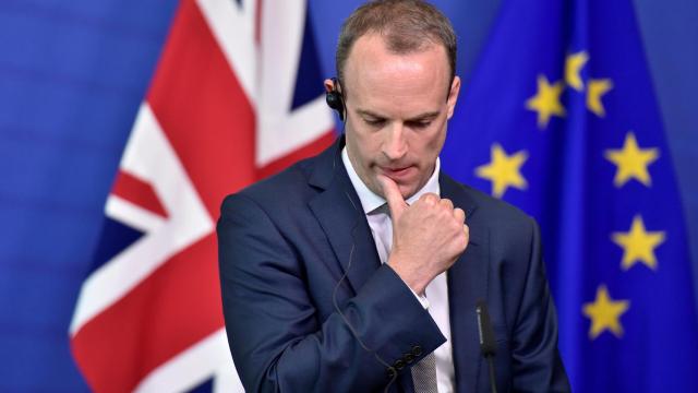 Dominic Raab, el ministro británico del 'brexit'.