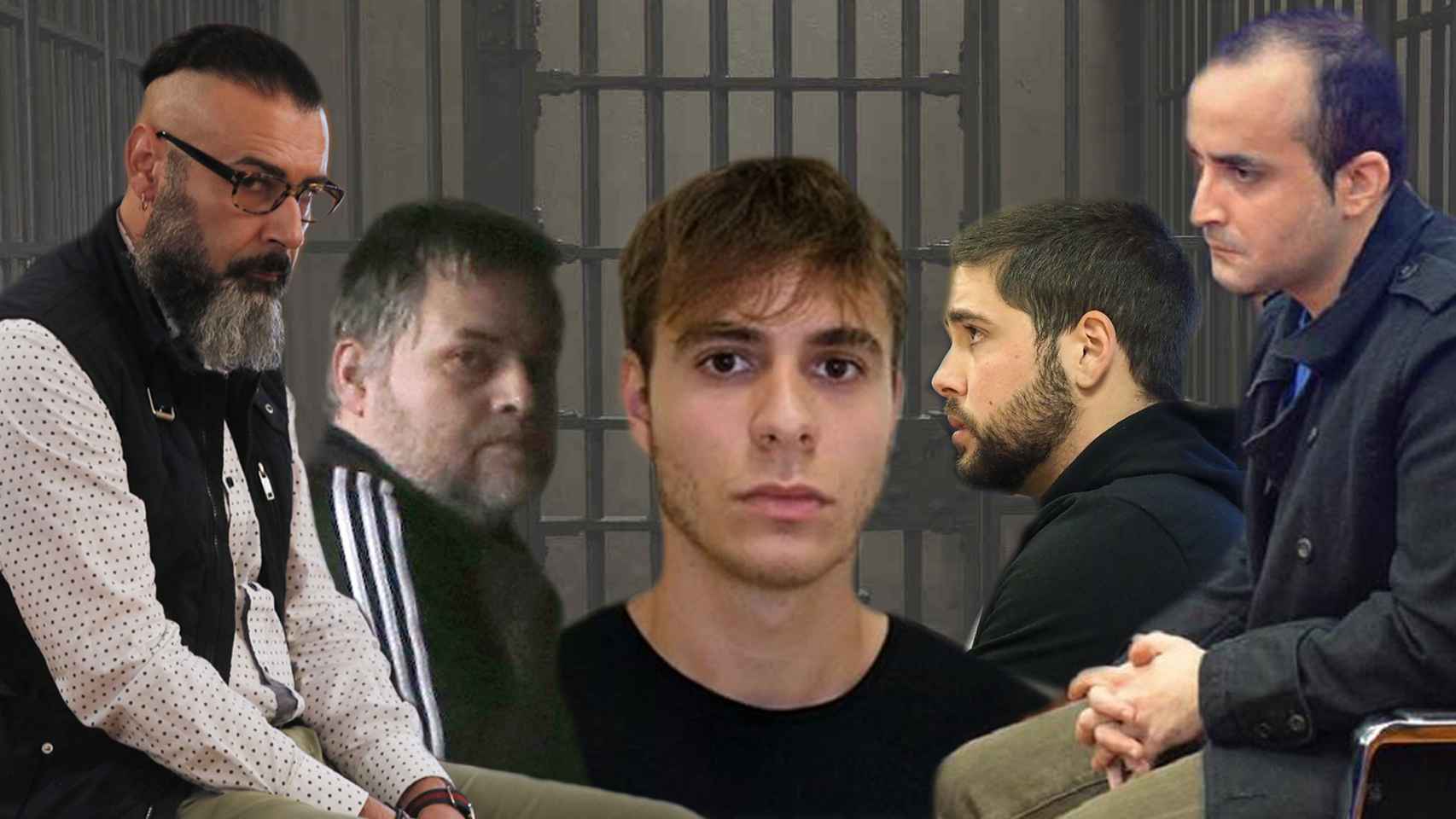 Los cinco condenados a prisión permanente revisable