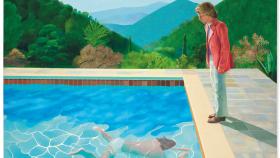 Cuadro del pintor británico David Hockney, 'Portrait of an Artist (Pool With Two Figures)', subastado por más de 90 millones de dólares.