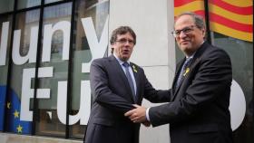 Carles Puigdemont y Quim Torra