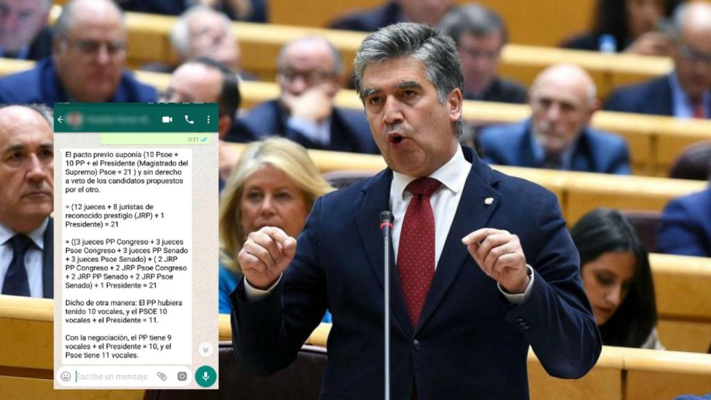 Controlaremos la Sala Segunda desde detrás: el  'whatsapp' de Cosidó justificando el pacto con el PSOE en el CGPJ