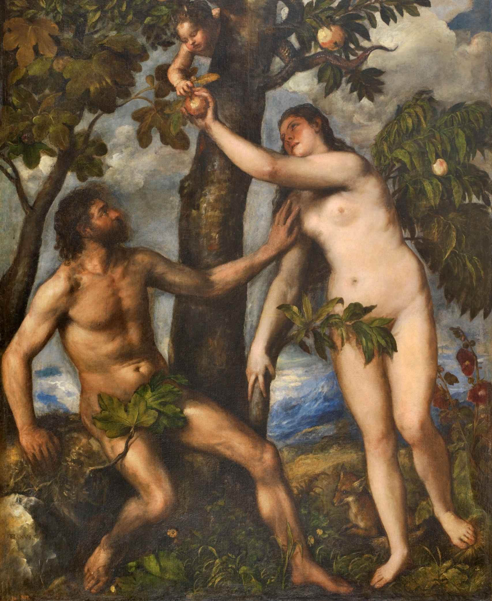 'Adán y Eva', según el pincel de Rubens.