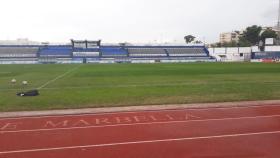 El Antonio Lorenzo Cuevas, estadio del Marbella. Foto: Twitter (@marbella_fc)