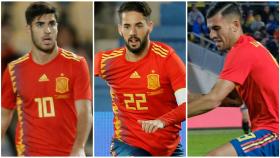 Asensio, Isco y Ceballos