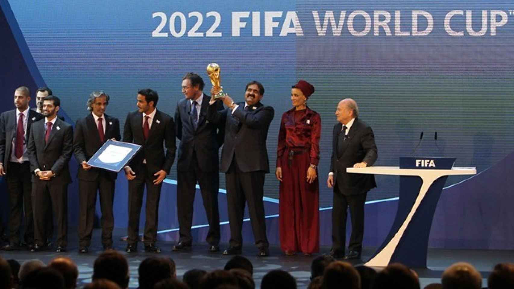 La FIFA anuncia que Catar se lleva el Mundial 2022. Foto: fifa.com