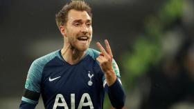 Eriksen, con el Tottenham Hotspur