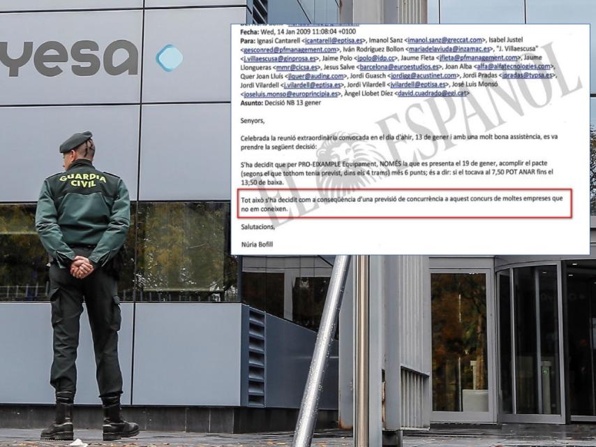 Los correos intervenidos propiciaron la operación de la Guardia Civil.