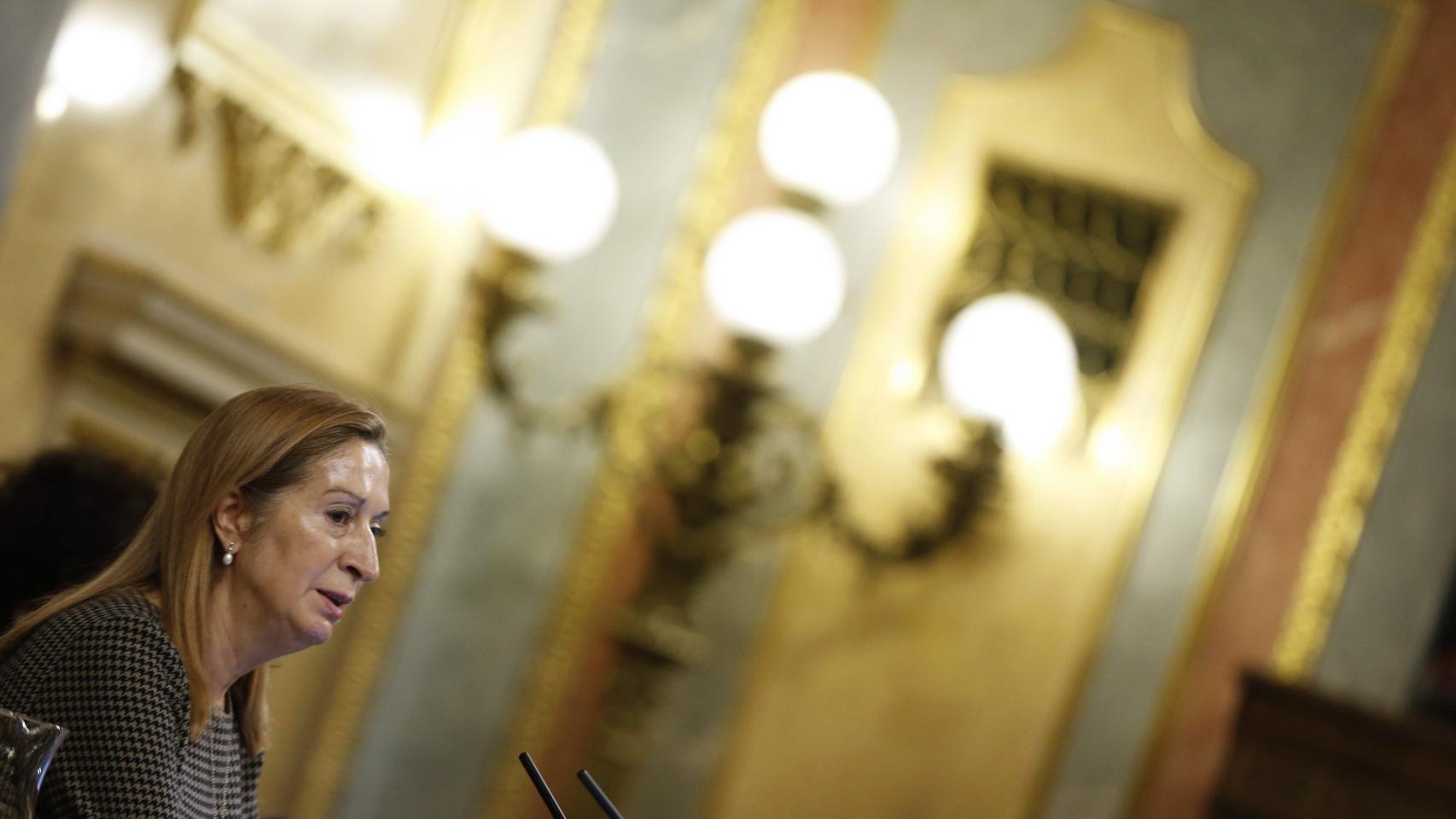 La presidenta del Congreso, Ana Pastor, en la sesión de este miércoles.