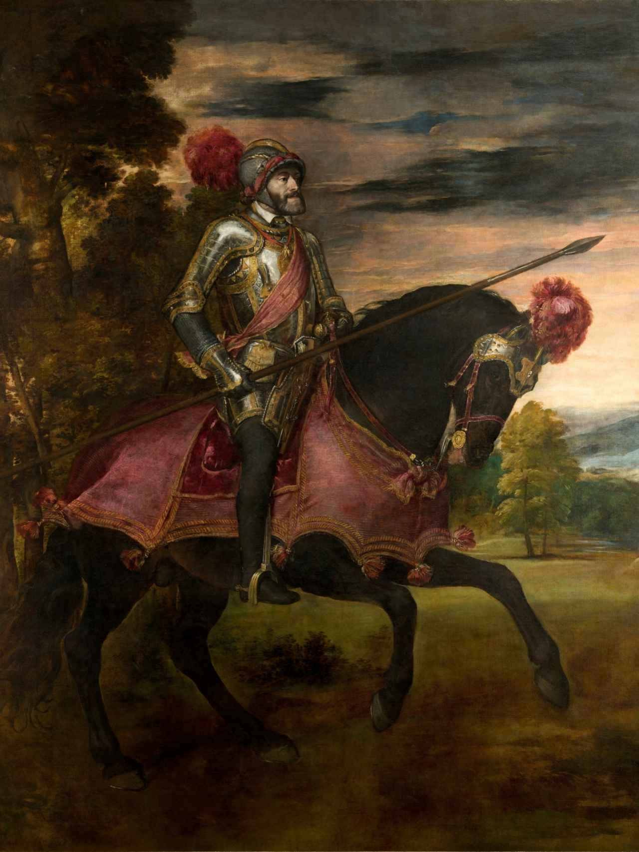 'Carlos V en la batalla de Mühlberg', de Tiziano.