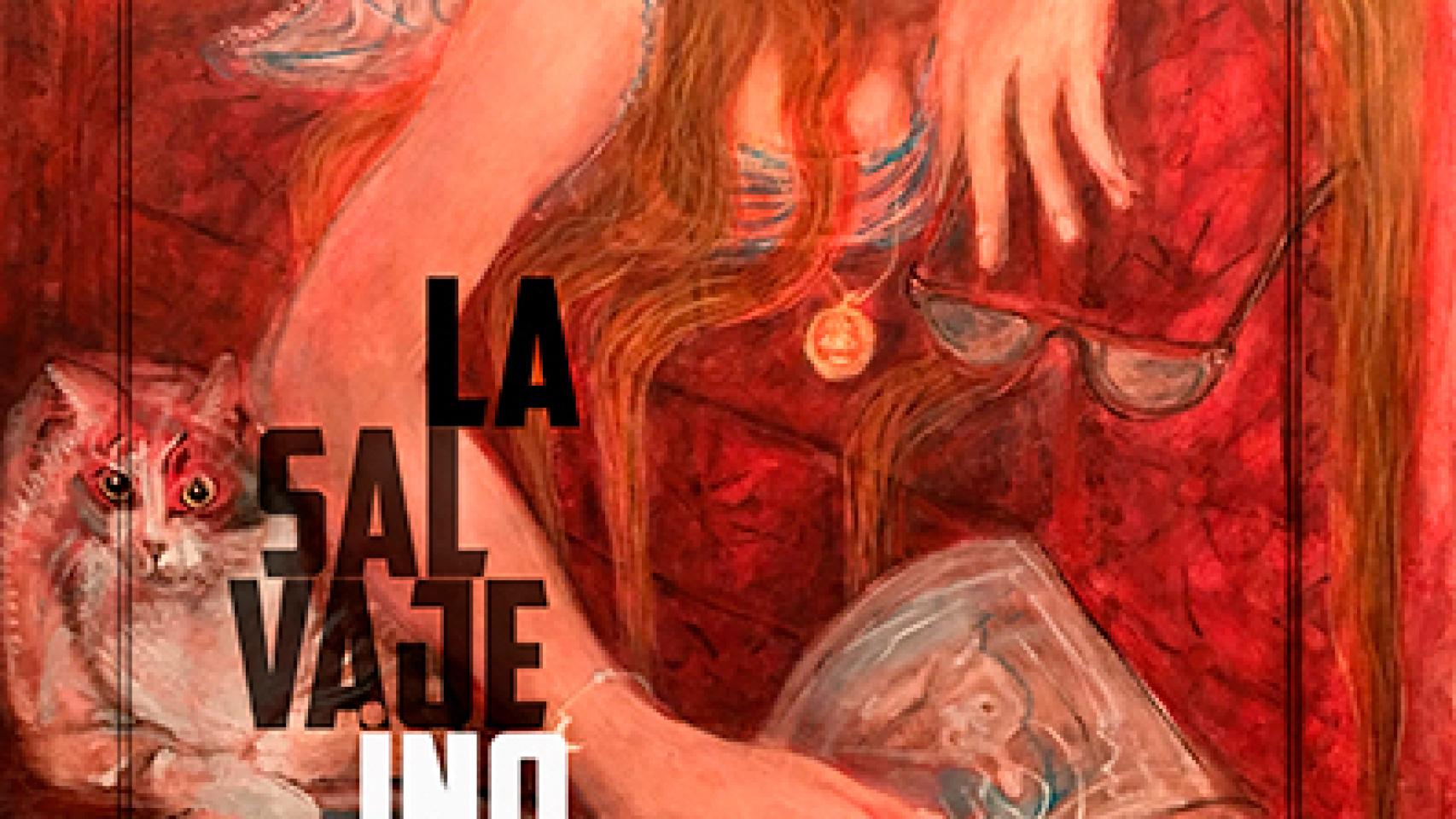 Detalle de la portada de 'La salvale inocencia o la inocente pornógrafa'.