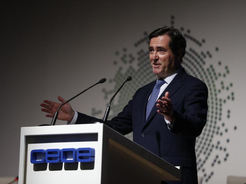 El presidente de la CEOE, Antonio Garamendi.