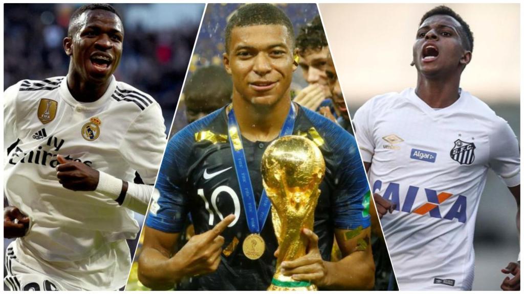 Vinicius, Mbappé y Rodrygo