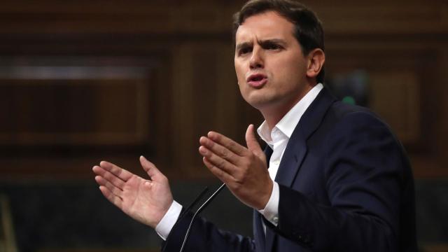 Albert Rivera, en el Congreso.