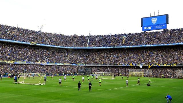 La Bombonera llena animando a Boca. Foto: Twitter (@PlanetaBoca)