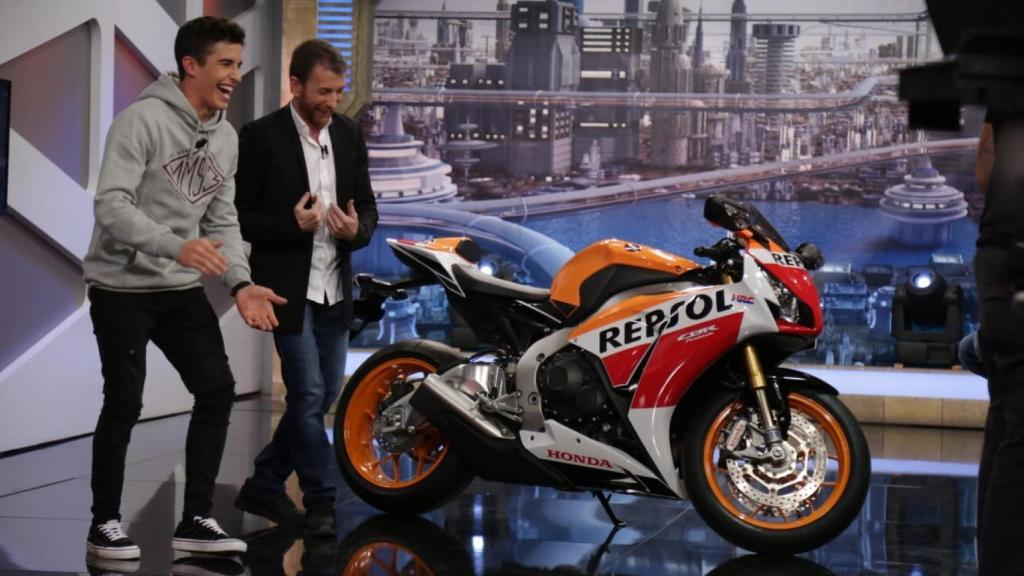 Marc Márquez en El Hormiguero. Foto: Twitter. (@El_Hormiguero)