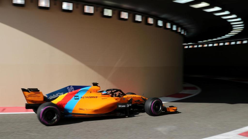 Fernando Alonso, durante los entrenamientos libres.