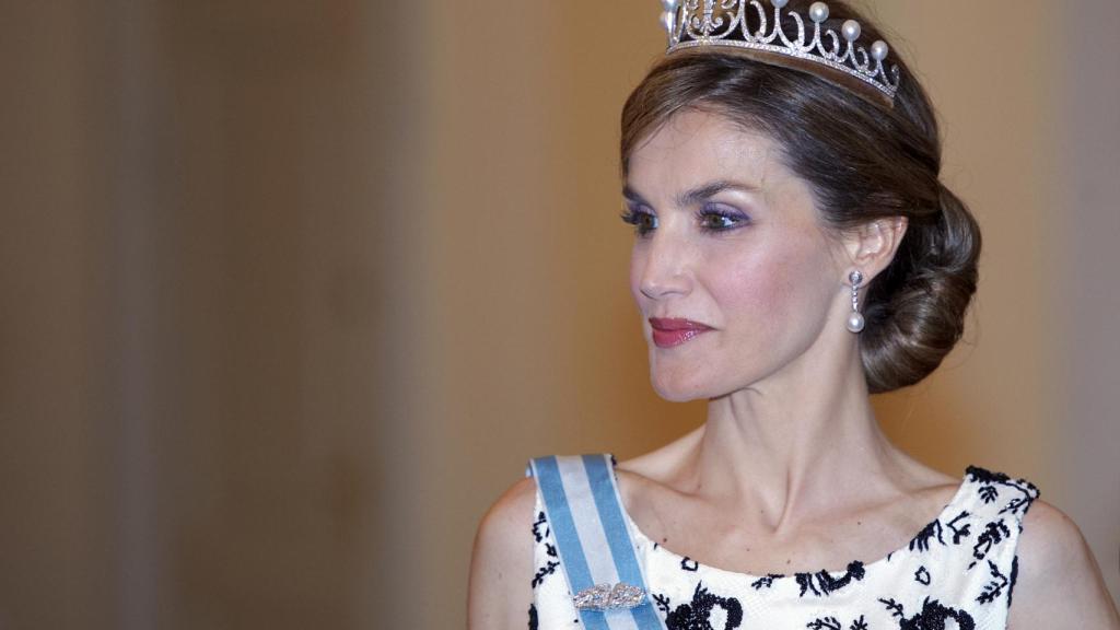 La reina Letizia en el 75 cumpleaños de la reina Margarita de Dinamarca.