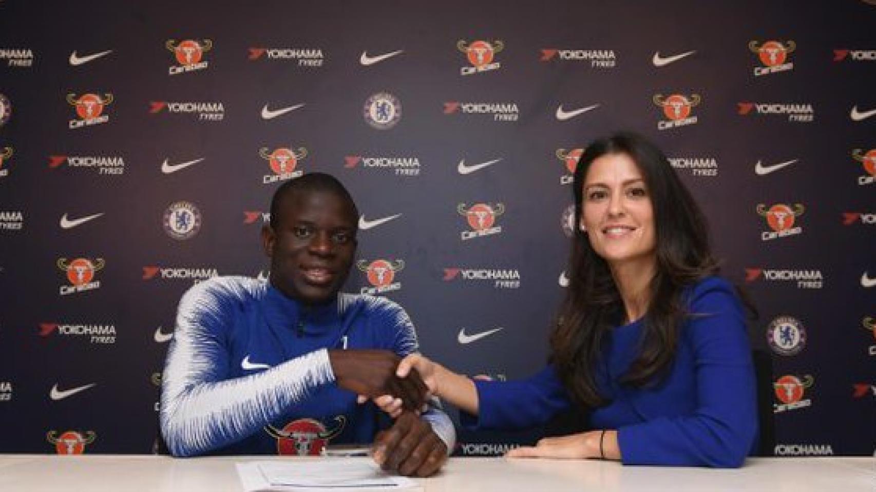 Kanté renueva por el Chelsea por los próximos cinco años. Foto: Twitter (@ChelseaFC)