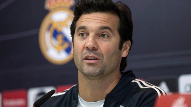 Solari, en rueda de prensa