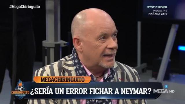 Alfredo Duro, en El Chiringuito. Foto: Twitter (@elchiringuitotv)