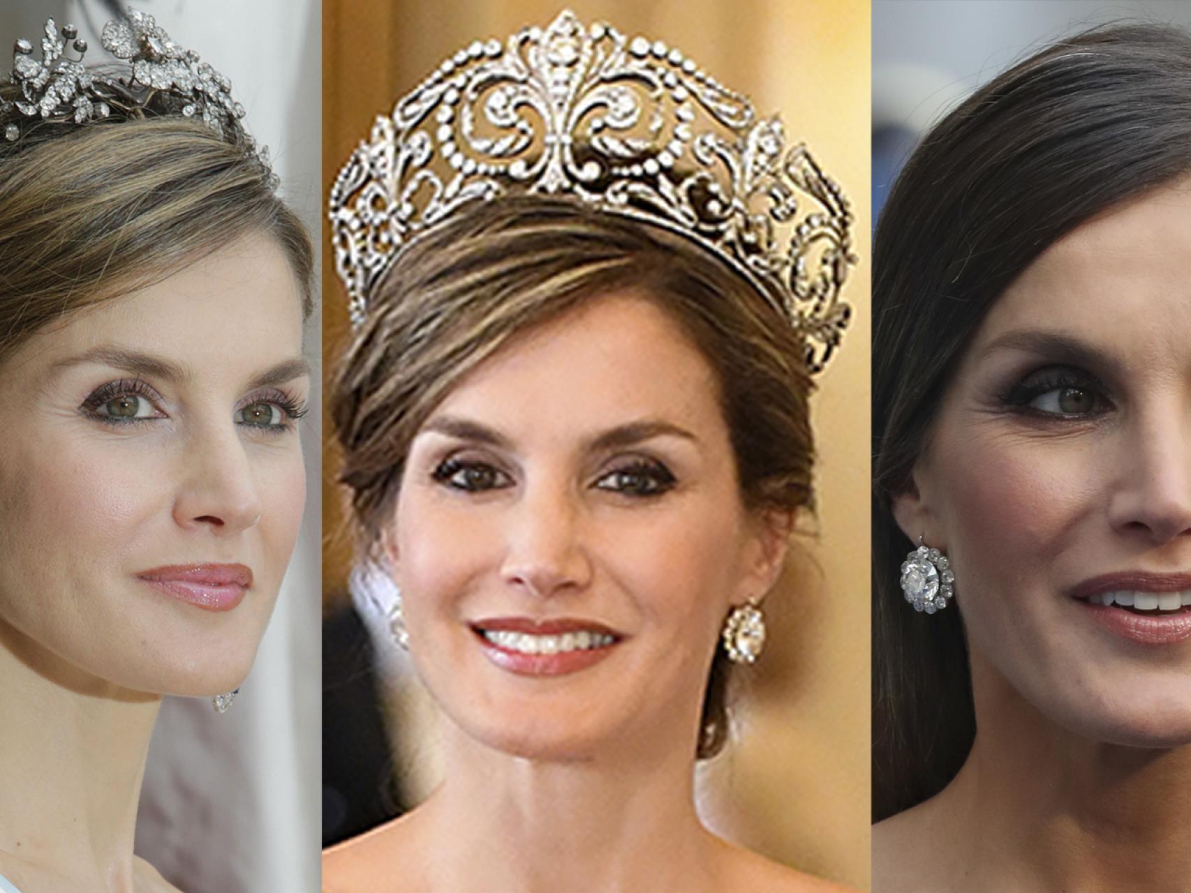 Todas las joyas que utiliza Letizia tienen su significado. Esmeraldas verdes, por ejemplo, para apoyar a su marido.