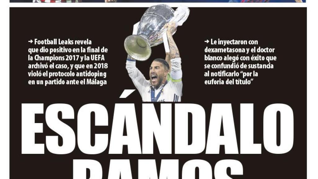 Portada del diario Mundo Deportivo (24/11/2018)