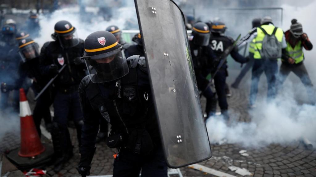 Manifestaciones en París