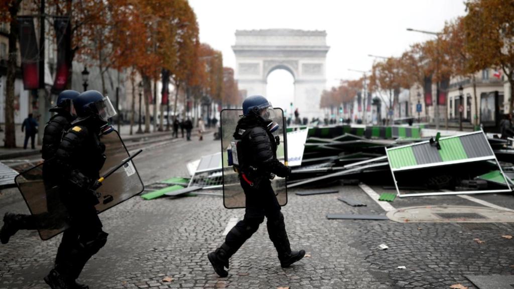 Manifestaciones en París