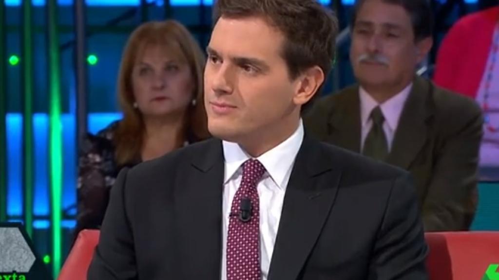 Albert Rivera en una entrevista en La Sexta