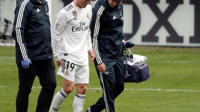 Odriozola se marcha lesionado del partido frente al Eibar