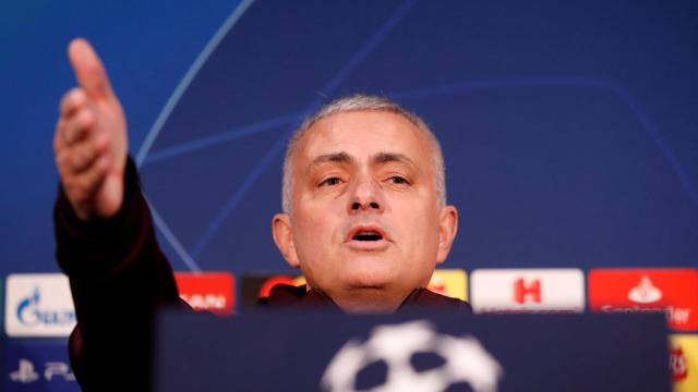 José Mourinho en rueda de prensa