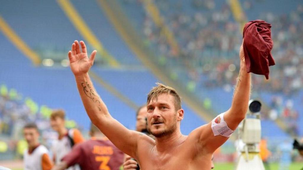 Totti, leyenda italiana que fue vinculada con el Real Madrid