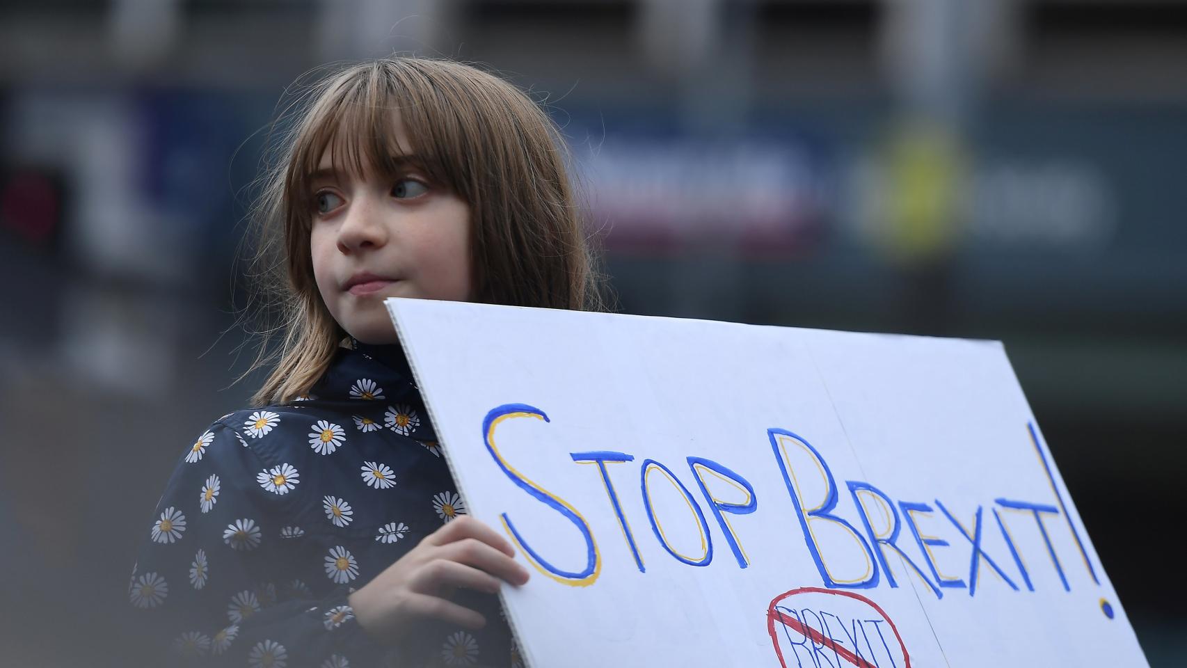 Manifestación contra el 'brexit' en Belfast el pasado 20 de octubre