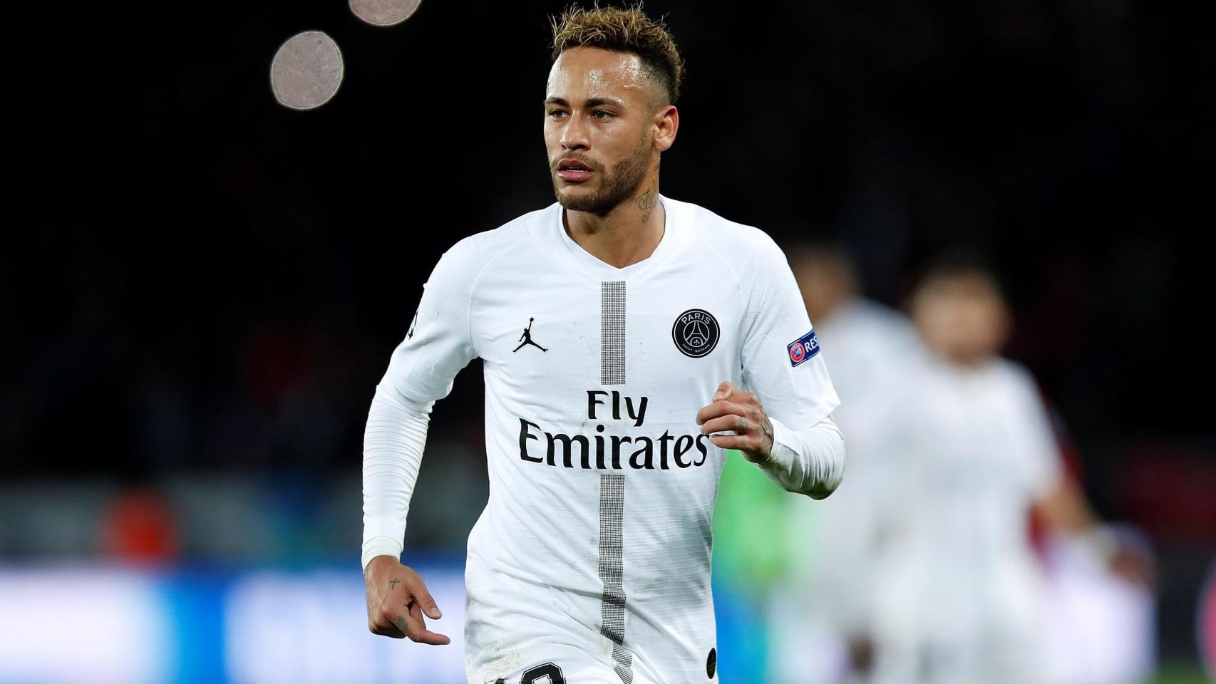 Neymar, en un partido con el PSG