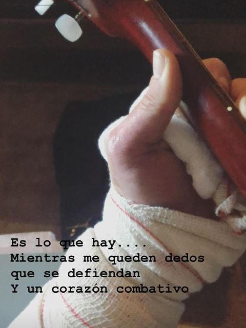 Manu Tenorio en una imagen de sus redes sociales.