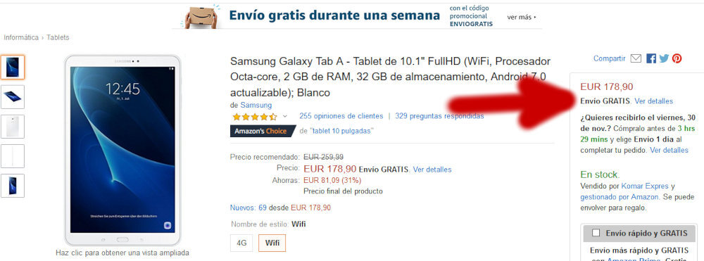 amazon envio gratis 1