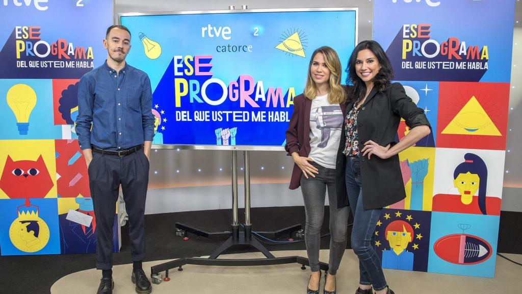 Alberto Casado, María Gómez y Marta Flich.