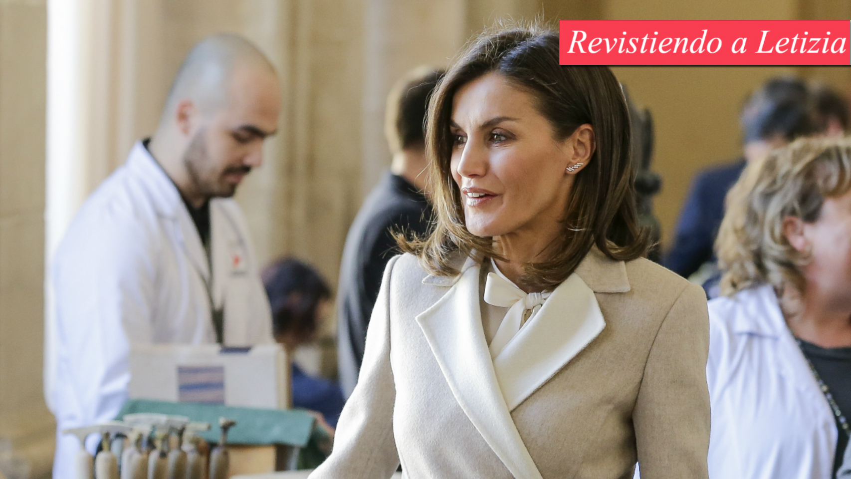 La reina Letizia en el Palacio Real.