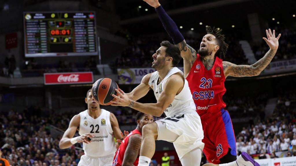 Campazzo en el encuentro ante el CSKA de Moscú