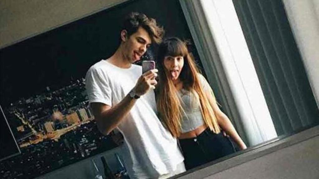 Aitana y Vicente en una imagen de redes sociales.