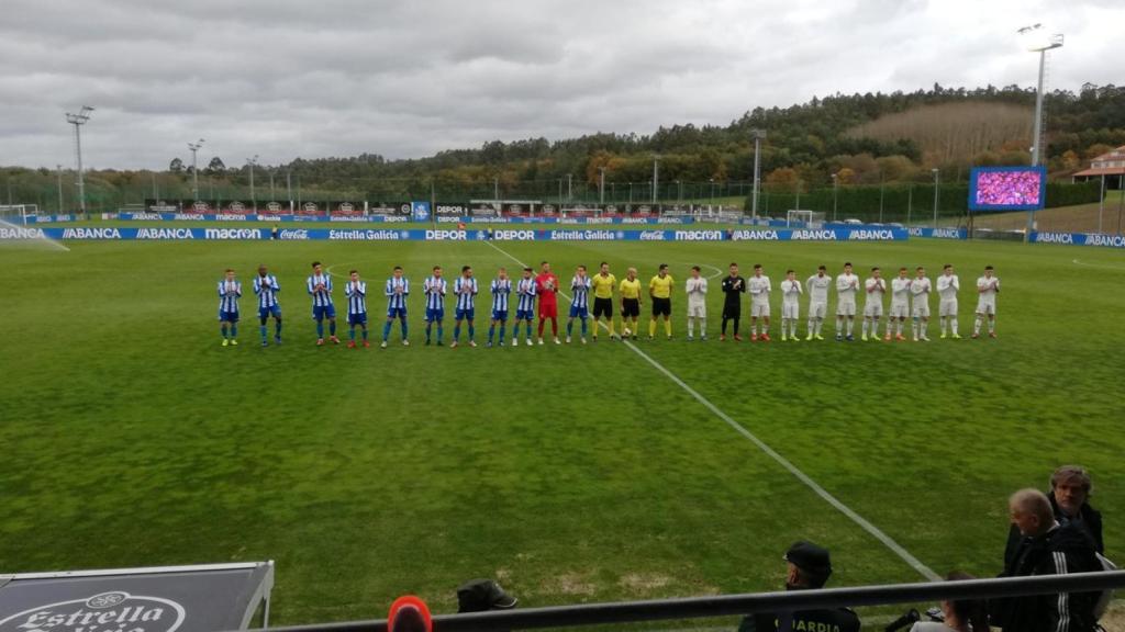 Fabril - Castilla. Foto: Twitter (@adriMG92)