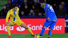 Mario Hermoso durante un partido ante el Getafe