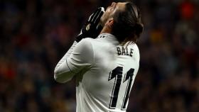 Gareth Bale se lamenta de una ocasión fallada en un partido del Real Madrid