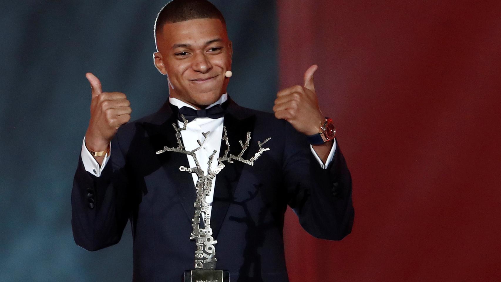 Mbappé, ganador del Trofeo Kopa