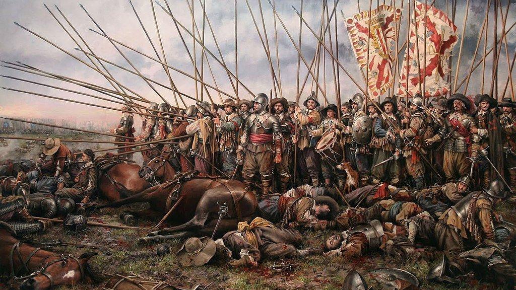 La batalla de Rocroi (1643) es el símbolo del ocaso de los Tercios