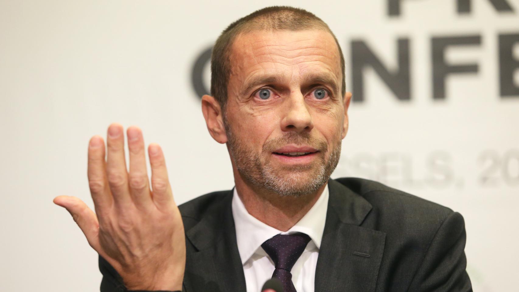 Aleksander Ceferin, presidente de la UEFA.